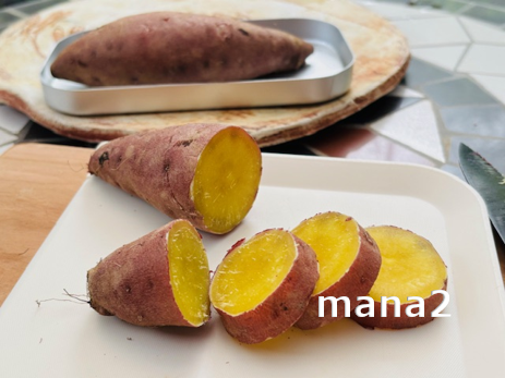 ふかしイモ出来上がり