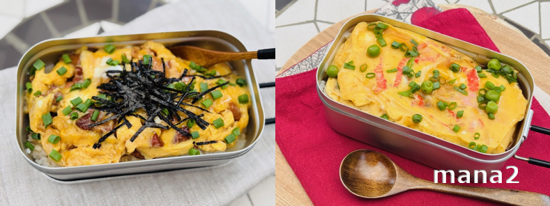 親子丼と天津飯