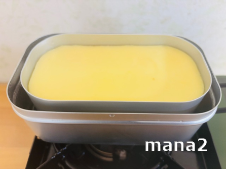 点火前のプリン液